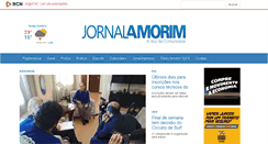 Desktop Screenshot of jornalamorim.com.br